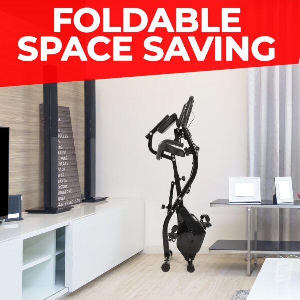 VRAi Fitness SXB-350 Folding Exercise Bike With Bluetooth App Compatibility  [Ultimate Fitness Bundle] - Image 16