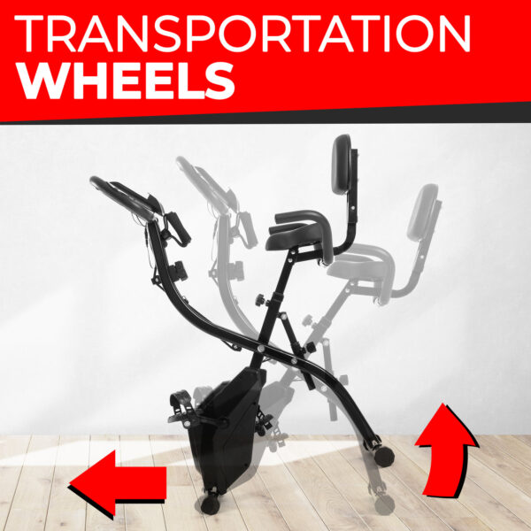 VRAi Fitness SXB-350 Folding Exercise Bike With Bluetooth App Compatibility  [Ultimate Fitness Bundle] - Image 13